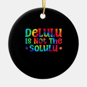 Emotionally Support Deluluu Friends Ceramic Tree Decoration