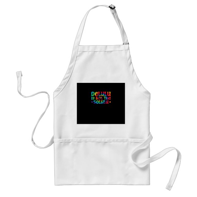 Emotionally Support Deluluu Friends Standard Apron (Front)