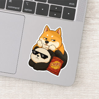 Emotionally Supported By Snacks Sticker