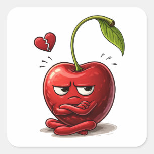 Emotionally Unavailable Cherry Sticker
