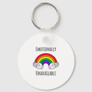Emotionally Unavailable Key Ring