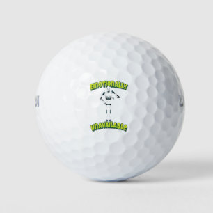 Emotionally Unavailable Robot Robotics Golf Balls