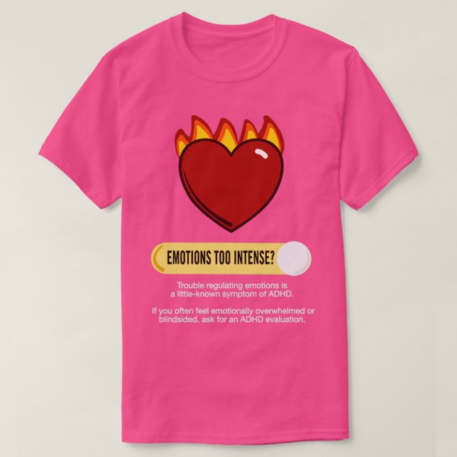 Emotions ADHD Awareness T-Shirt (Design Front)