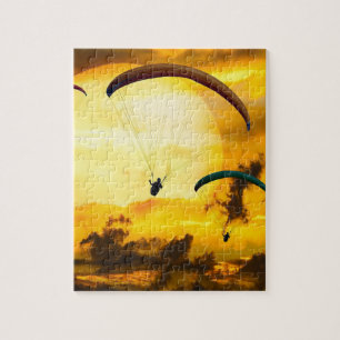 Emotions Adventure Fly Parachute Paragliding Jigsaw Puzzle