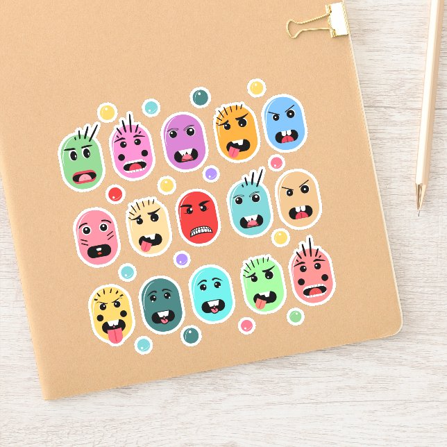 Emotions Colourful Faces (Notebook)