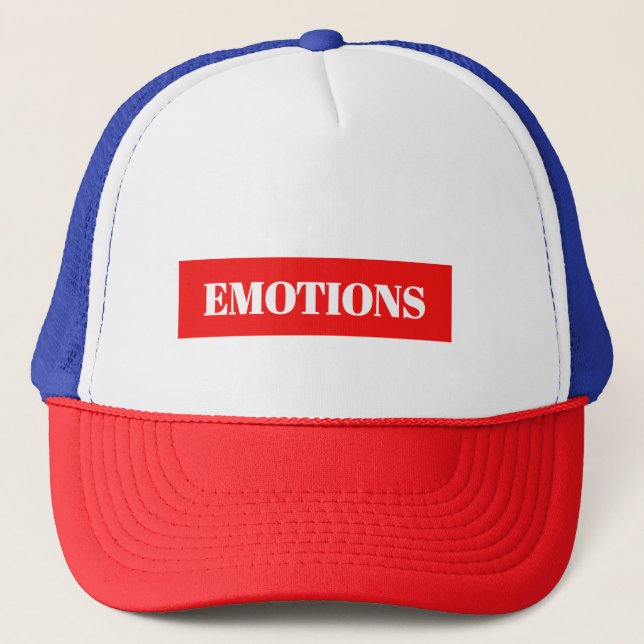Emotions  trucker hat (Front)