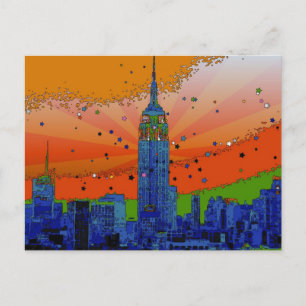 Emp St Bldg #3 NYC Skyline Postcard