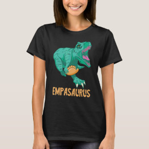 Empanada Dino Mexican Food Dinosaur Fried Baked Re T-Shirt