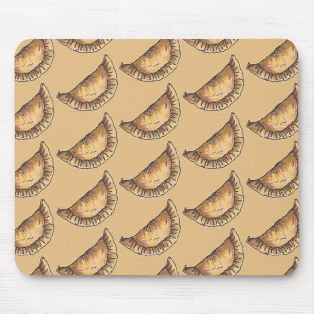 Empanadas Latin South America Fried Pastry Kitchen Mouse Mat (Front)