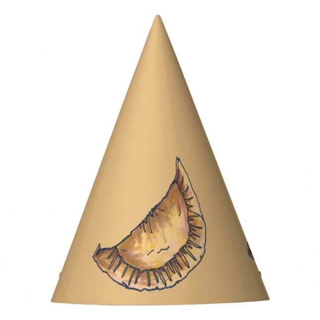 Empanadas Latin South American Fried Pastries Food Party Hat (Front)