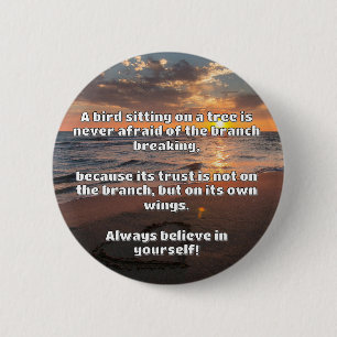 Empath Belief Positive Encouragement Quote 6 Cm Round Badge