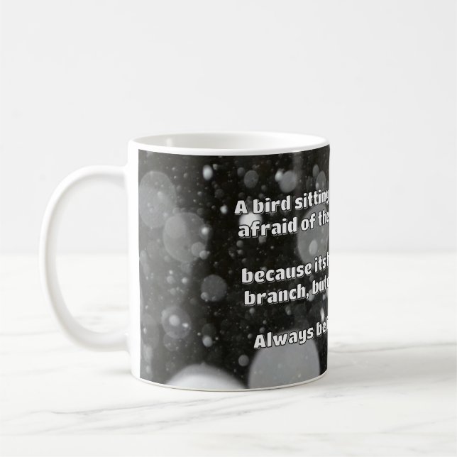 Empath Belief Positive Encouragement Quote  Coffee Mug (Left)