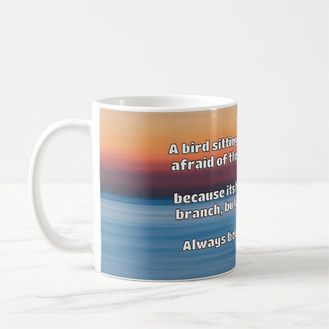 Empath Belief Positive Encouragement Quote  Coffee Mug (Left)
