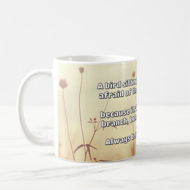 Empath Belief Positive Encouragement Quote  Coffee Mug (Left)