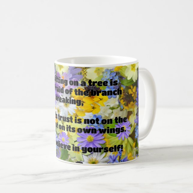 Empath Belief Positive Encouragement Quote  Coffee Mug (Front Right)