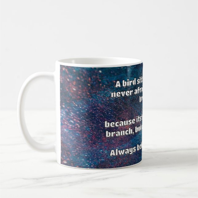 Empath Belief Positive Encouragement Quote  Coffee Mug (Left)