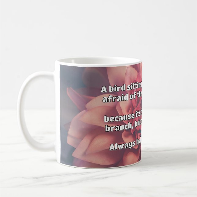 Empath Belief Positive Encouragement Quote  Coffee Mug (Left)