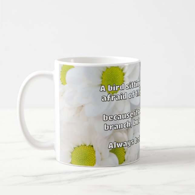 Empath Belief Positive Encouragement Quote  Coffee Mug (Left)