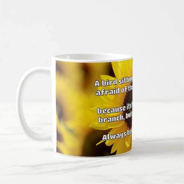 Empath Belief Positive Encouragement Quote  Coffee Mug (Left)