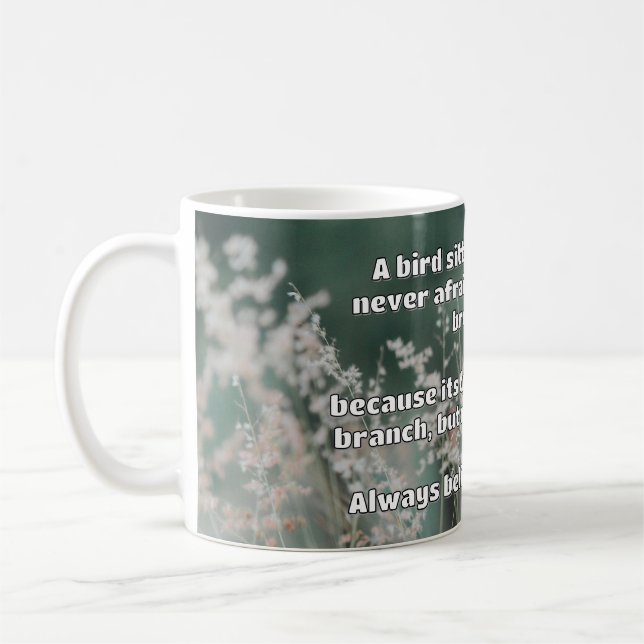 Empath Belief Positive Encouragement Quote  Coffee Mug (Left)