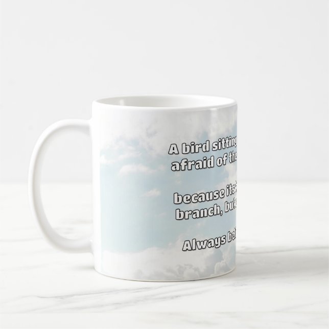 Empath Belief Positive Encouragement Quote  Coffee Mug (Left)