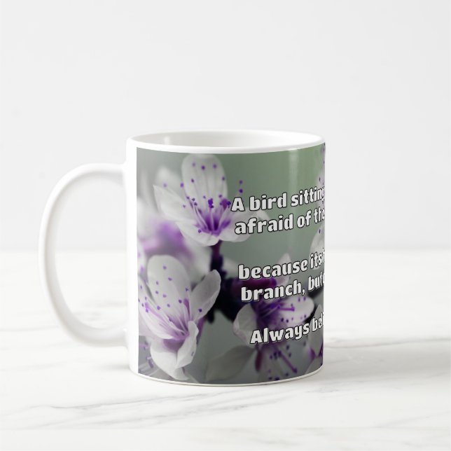 Empath Belief Positive Encouragement Quote  Coffee Mug (Left)