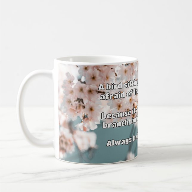Empath Belief Positive Encouragement Quote  Coffee Mug (Left)