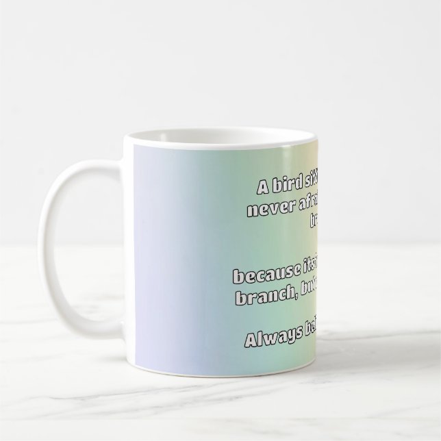 Empath Belief Positive Encouragement Quote  Coffee Mug (Left)