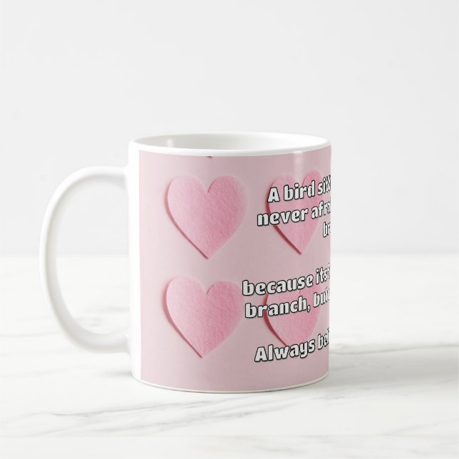 Empath Belief Positive Encouragement Quote  Coffee Mug (Left)