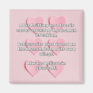 Empath Belief Positive Encouragement Quote Magnet