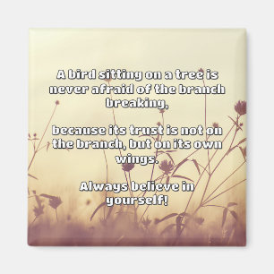 Empath Belief Positive Encouragement Quote  Magnet