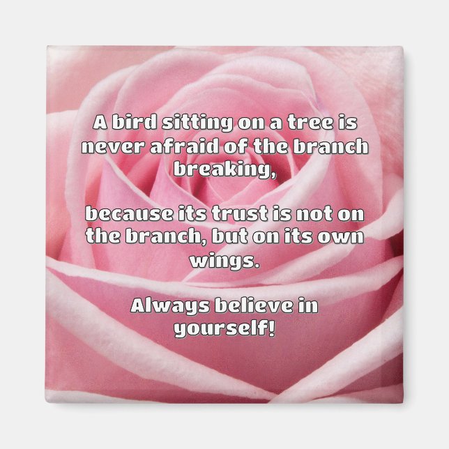 Empath Belief Positive Encouragement Quote  Magnet (Front)