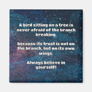 Empath Belief Positive Encouragement Quote Magnet
