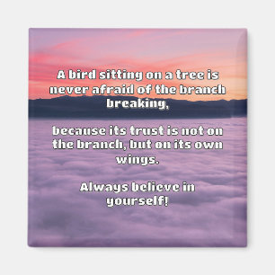 Empath Belief Positive Encouragement Quote  Magnet