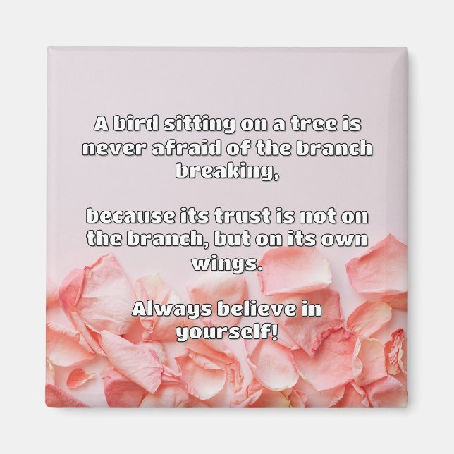 Empath Belief Positive Encouragement Quote  Magnet (Front)