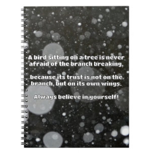 Empath Belief Positive Encouragement Quote Notebook
