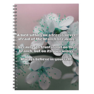 Empath Belief Positive Encouragement Quote Notebook