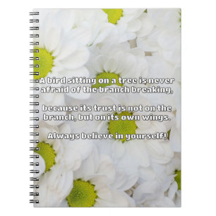 Empath Belief Positive Encouragement Quote Notebook