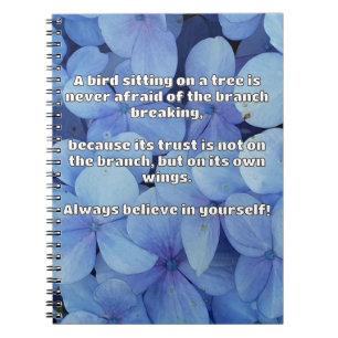 Empath Belief Positive Encouragement Quote Notebook