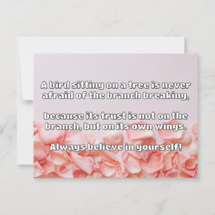 Empath Belief Positive Encouragement Quote Postcard
