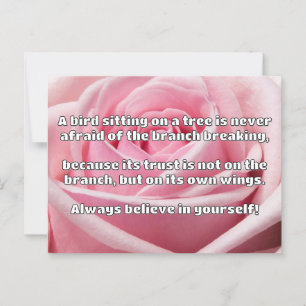 Empath Belief Positive Encouragement Quote Postcard