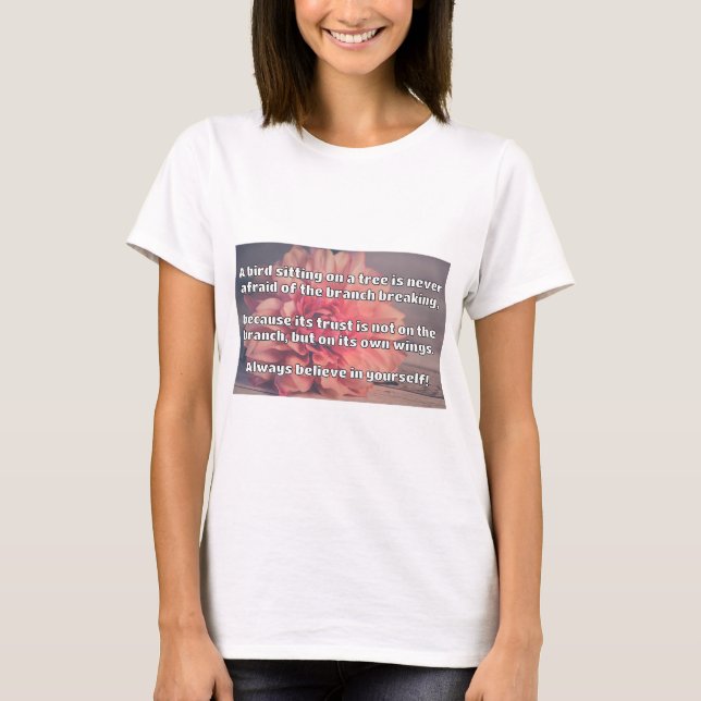 Empath Belief Positive Encouragement Quote  T-Shirt (Front)