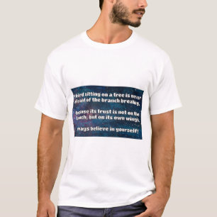 Empath Belief Positive Encouragement Quote T-Shirt