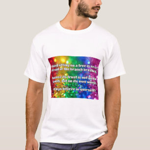 Empath Belief Positive Encouragement Quote T-Shirt