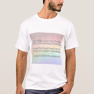 Empath Belief Positive Encouragement Quote  T-Shirt