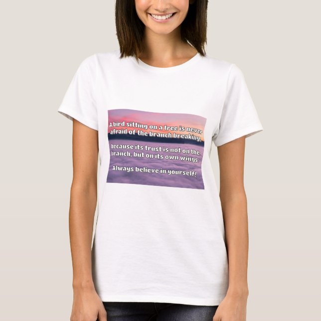 Empath Belief Positive Encouragement Quote  T-Shirt (Front)