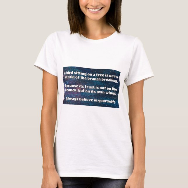 Empath Belief Positive Encouragement Quote  T-Shirt (Front)