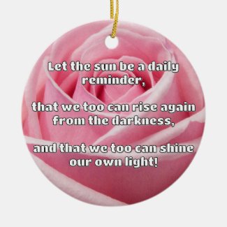 Empath Shine Positive Encouragement Quote  Ceramic Tree Decoration