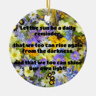 Empath Shine Positive Encouragement Quote  Ceramic Tree Decoration