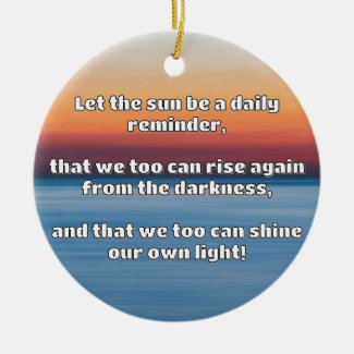 Empath Shine Positive Encouragement Quote  Ceramic Tree Decoration